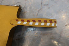 画像をギャラリービューアに読み込む, HERMES／エルメス ピコタンロックＰＭトレサージュ ヴォーエプソン ジョーンアンプル/ブリック/ホワイト C刻印 ハンドバッグ 800040068
