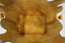 画像をギャラリービューアに読み込む, HERMES/エルメス ピコタンロックPMトレサージュ ヴォーエプソン ジョーンアンプル/ブリック/ホワイト C刻印 ハンドバッグ 800040068