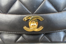 将图片加载到图库查看器，CHANEL/香奈儿 戴妃 CF 链条包 羊皮 Black/Gold hadware(黑色/金色金属) 肩背包 700010061
