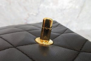 CHANEL/香奈儿 戴妃 CF 链条包 羊皮 Black/Gold hadware(黑色/金色金属) 肩背包 700010061