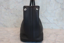 画像をギャラリービューアに読み込む, HERMES/エルメス ガーデンツイリーTPM ヴォーガリバー ブラック □I刻印 トートバッグ 800040110
