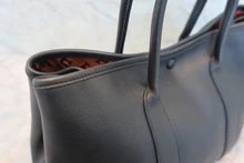 画像をギャラリービューアに読み込む, HERMES／エルメス ガーデンツイリーＴＰＭ ヴォーガリバー ブラック □I刻印 トートバッグ 800040110
