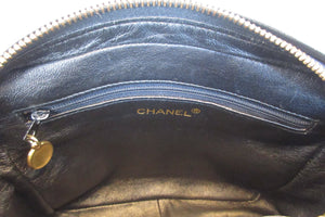 CHANEL/シャネル マトラッセチェーンショルダーバッグ ラムスキン ブラック/ゴールド金具 ショルダーバッグ 700010037