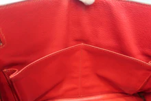 画像をギャラリービューアに読み込む, HERMES／エルメス ケリー28 クシュベル ルージュヴィフ 〇U刻印 ショルダーバッグ 800040065
