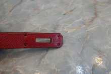 画像をギャラリービューアに読み込む, HERMES/エルメス ケリー28 クシュベル ルージュヴィフ 〇U刻印 ショルダーバッグ 800040065