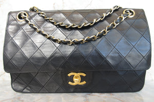 CHANEL/シャネル マトラッセチェーンショルダーバッグ ラムスキン ブラック/ゴールド金具 ショルダーバッグ 600120213