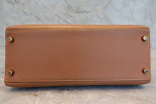 画像をギャラリービューアに読み込む, HERMES/エルメス ケリー28 クシュベル ゴールド ショルダーバッグ 800040071