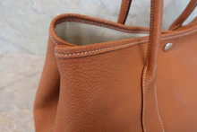 画像をギャラリービューアに読み込む, HERMES/エルメス ガーデンパーティPM ネゴンダ ゴールド □K刻印 トートバッグ 800030005