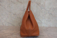 画像をギャラリービューアに読み込む, HERMES/エルメス ガーデンパーティPM ネゴンダ ゴールド □K刻印 トートバッグ 800030005