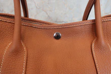 画像をギャラリービューアに読み込む, HERMES/エルメス ガーデンパーティPM ネゴンダ ゴールド □K刻印 トートバッグ 800030005