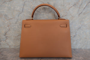 HERMES／エルメス ケリー32 クシュベル ナチュラル □B刻印 ショルダーバッグ 600110053