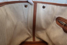 画像をギャラリービューアに読み込む, HERMES/エルメス ガーデンパーティPM ネゴンダ ゴールド □K刻印 トートバッグ 800030005