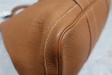画像をギャラリービューアに読み込む, HERMES/エルメス ガーデンパーティPM ネゴンダ ゴールド □K刻印 トートバッグ 800030005