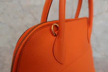 画像をギャラリービューアに読み込む, HERMES/エルメス ボリード31 ヴォーガリバー オレンジ □B刻印 ショルダーバッグ 800040079