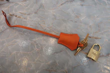 画像をギャラリービューアに読み込む, HERMES/エルメス ボリード31 ヴォーガリバー オレンジ □B刻印 ショルダーバッグ 800040079