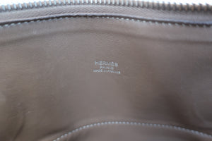 HERMES／エルメス ボリード31 トリヨンクレマンス エトゥープ □J刻印 ショルダーバッグ 600110052