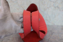 画像をギャラリービューアに読み込む, HERMES/エルメス ピコタンロックMM トリヨンクレマンス ルージュピヴォワンヌ □R刻印 ハンドバッグ 800040059