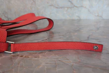 画像をギャラリービューアに読み込む, HERMES/エルメス ピコタンロックMM トリヨンクレマンス ルージュピヴォワンヌ □R刻印 ハンドバッグ 800040059