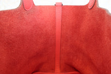 画像をギャラリービューアに読み込む, HERMES／エルメス ピコタンロックＭＭ トリヨンクレマンス ルージュピヴォワンヌ □R刻印 ハンドバッグ 800040059
