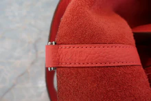 画像をギャラリービューアに読み込む, HERMES／エルメス ピコタンロックＭＭ トリヨンクレマンス ルージュピヴォワンヌ □R刻印 ハンドバッグ 800040059
