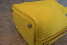 Load image into Gallery viewer, HERMES PICOTIN LOCK PM Clemence leather Lime U Engraving Hand bag 700010120
