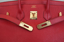 画像をギャラリービューアに読み込む, HERMES／エルメス バーキン35 トリヨンクレマンス ルージュカザック □Q刻印 ハンドバッグ 700020171
