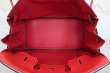 画像をギャラリービューアに読み込む, HERMES／エルメス バーキン35 トリヨンクレマンス ルージュカザック □Q刻印 ハンドバッグ 700020171
