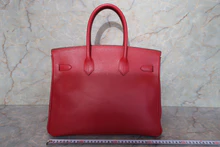 画像をギャラリービューアに読み込む, HERMES／エルメス バーキン35 クシュベル ルージュヴィフ □B刻印 ハンドバッグ 700060050
