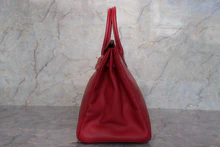 画像をギャラリービューアに読み込む, HERMES／エルメス バーキン35 クシュベル ルージュヴィフ □B刻印 ハンドバッグ 700060050
