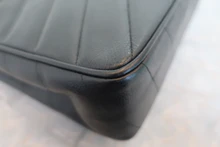 画像をギャラリービューアに読み込む, CHANEL/シャネル Vステッチチェーンショルダーバッグ キャビアスキン ブラック/ゴールド金具 ショルダーバッグ 800010228