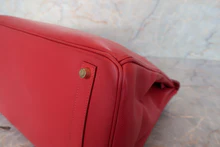 画像をギャラリービューアに読み込む, HERMES/エルメス バーキン35 クシュベル ルージュヴィフ □B刻印 ハンドバッグ 700060050