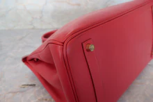 画像をギャラリービューアに読み込む, HERMES／エルメス バーキン35 クシュベル ルージュヴィフ □B刻印 ハンドバッグ 700060050
