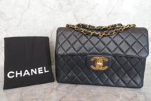 将图片加载到图库查看器，CHANEL/香奈儿 中号CF 单盖包 链条包 羊皮 Black/Gold hadware(黑色/金色金属) 肩背包 700010085
