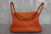 画像をギャラリービューアに読み込む, HERMES／エルメス リンディ30 トリヨンクレマンス オレンジ □N刻印 ショルダーバッグ 700030284
