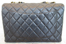 将图片加载到图库查看器，CHANEL/香奈儿 中号CF 单盖包 链条包 羊皮 Black/Gold hadware(黑色/金色金属) 肩背包 700010085
