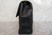 将图片加载到图库查看器，CHANEL/香奈儿 中号CF 单盖包 链条包 羊皮 Black/Gold hadware(黑色/金色金属) 肩背包 700010085
