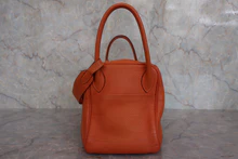 画像をギャラリービューアに読み込む, HERMES／エルメス リンディ30 トリヨンクレマンス オレンジ □N刻印 ショルダーバッグ 700030284
