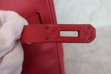 画像をギャラリービューアに読み込む, HERMES／エルメス バーキン35 クシュベル ルージュヴィフ □B刻印 ハンドバッグ 700060050
