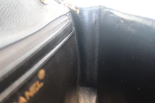 画像をギャラリービューアに読み込む, CHANEL/シャネル Vステッチチェーンショルダーバッグ キャビアスキン ブラック/ゴールド金具 ショルダーバッグ 800010228