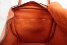 画像をギャラリービューアに読み込む, HERMES／エルメス リンディ30 トリヨンクレマンス オレンジ □N刻印 ショルダーバッグ 700030284
