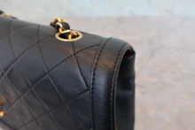 画像をギャラリービューアに読み込む, CHANEL/シャネル マトラッセチェーンショルダーバッグ ラムスキン ブラック/ゴールド金具 ショルダーバッグ 800040083