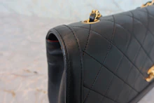 画像をギャラリービューアに読み込む, CHANEL/シャネル マトラッセチェーンショルダーバッグ ラムスキン ブラック/ゴールド金具 ショルダーバッグ 800040083
