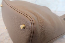 画像をギャラリービューアに読み込む, HERMES／エルメス ピコタンロックＭＭ トリヨンクレマンス エトゥープ C刻印 ハンドバッグ 700120203
