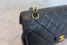 画像をギャラリービューアに読み込む, CHANEL/シャネル マトラッセダブルフェイスショルダーバッグ ラムスキン ネイビー/ゴールド金具 ショルダーバッグ 800040114