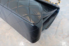 画像をギャラリービューアに読み込む, CHANEL/シャネル マトラッセダブルフェイスショルダーバッグ ラムスキン ネイビー/ゴールド金具 ショルダーバッグ 800040114
