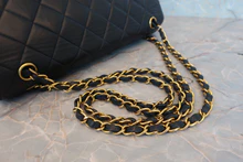 画像をギャラリービューアに読み込む, CHANEL/シャネル マトラッセダブルフェイスショルダーバッグ ラムスキン ネイビー/ゴールド金具 ショルダーバッグ 800040114
