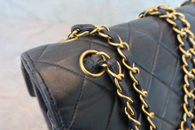 画像をギャラリービューアに読み込む, CHANEL/シャネル マトラッセダブルフェイスショルダーバッグ ラムスキン ネイビー/ゴールド金具 ショルダーバッグ 800040114
