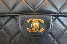 画像をギャラリービューアに読み込む, CHANEL/シャネル マトラッセダブルフェイスショルダーバッグ ラムスキン ネイビー/ゴールド金具 ショルダーバッグ 800040114
