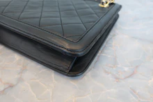 画像をギャラリービューアに読み込む, CHANEL/シャネル マトラッセフリンジショルダーバッグ ラムスキン ブラック/ゴールド金具 ショルダーバッグ 800040093
