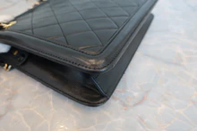 画像をギャラリービューアに読み込む, CHANEL/シャネル マトラッセフリンジショルダーバッグ ラムスキン ブラック/ゴールド金具 ショルダーバッグ 800040093